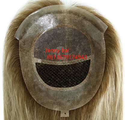 European hair topper beautiful color women topper for hair loss