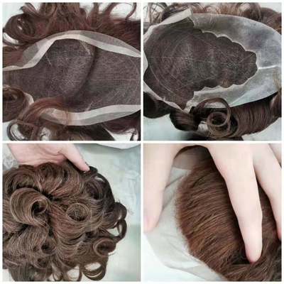 Wholesale high quality Indian hair male toupee hair system for human hair prosthesis