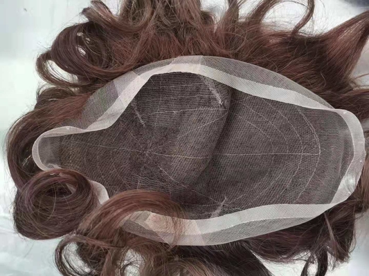 Wholesale high quality Indian hair male toupee hair system for human hair prosthesis