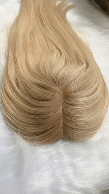 Balayge color blonde color silk topper Jewish topper Kosher topper for hair loss Russia hair quality