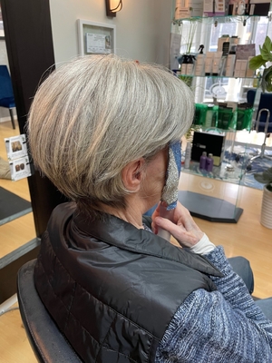 3x5 mono topper with gray color for old lady 100% human hair women topper for thin hair