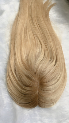 Silk Top Human Hair Topper Balayage color Women Toupee Skin Topper for Salon