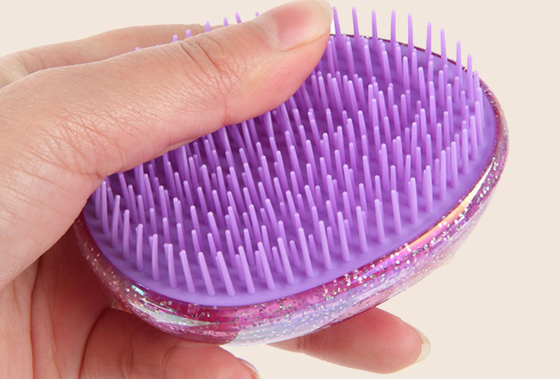 Wholesale colorful comb high quality massage brush for hair extensions