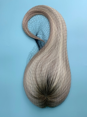 balayage swiss lace topper with remy cuticle quality Russian hair topper for women hair loss