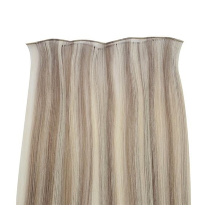 Beautiful color Russian hair quality Genius weft European hair hair extensions for wholesale