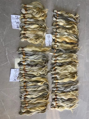 Best quality raw single donor bulk hair extension 100% human hair European hair raw with wholesale price