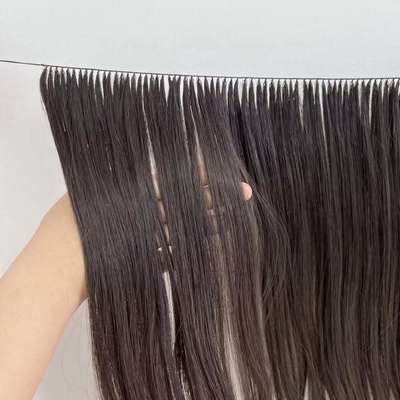 Feather weft hair extensions best solution for thin hair