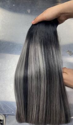 The new color machine weft double drawn 100% human hair weft for wholesale