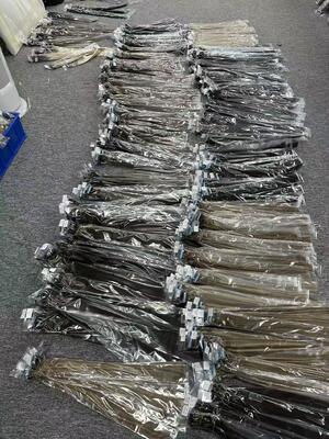 The new color machine weft double drawn 100% human hair weft for wholesale